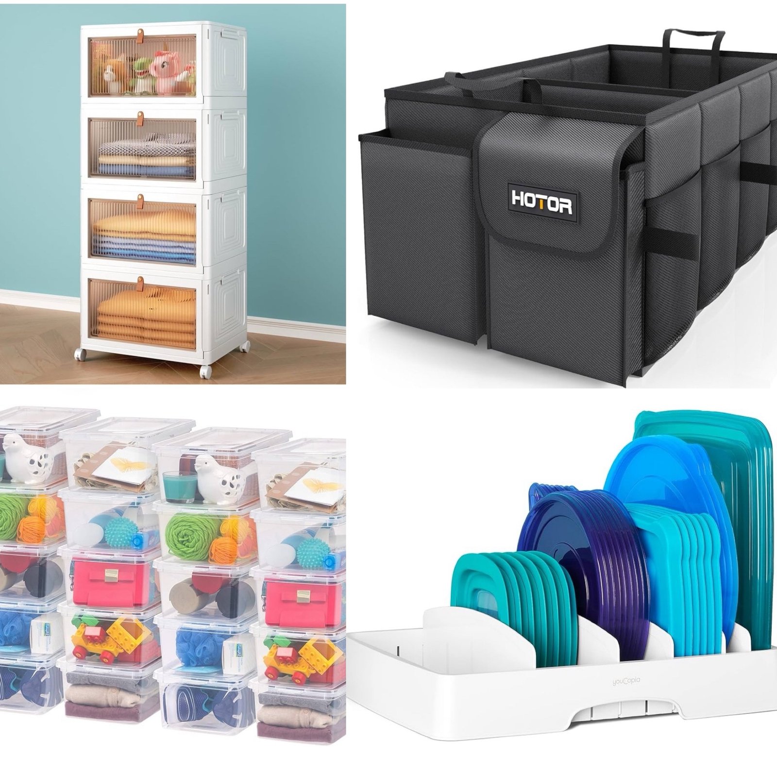 Did you know that clutter in our homes can lead to higher cortisol (stress hormone) levels? Get organized with these highly rated organization products under $50!